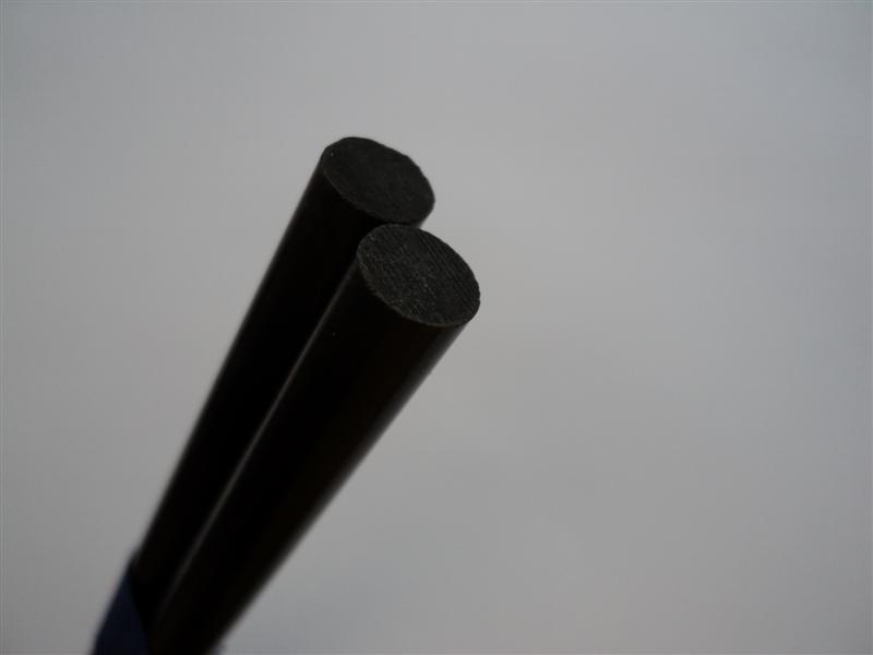 (image for) Long Carbon Boom Tubes 5/16 Inch Solid