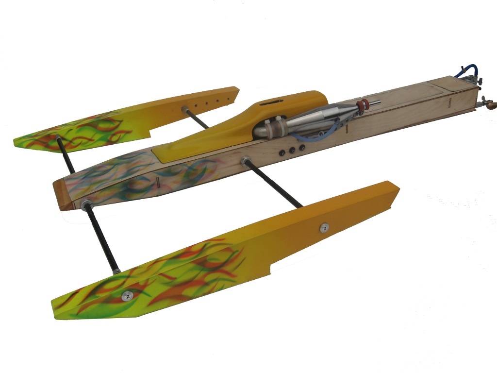 Rc cheap outrigger boat