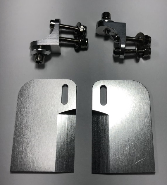 Details about   Alloy CNC Trim Tabs & turn fins combo for 45" or larger rc boat 
