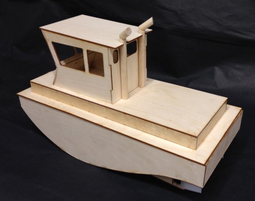 Tug Boat Kids Woodworking Kit